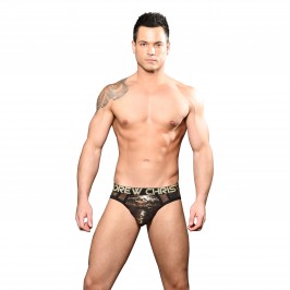  Jock Metallic Blast Mesh Frame w/ Almost Naked - ANDREW CHRISTIAN 92201-BLKCP 