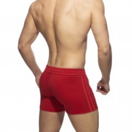  Zip pocket sports short - rouge - ADDICTED AD1002-C06 