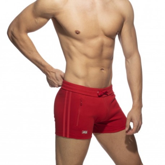  Zip pocket sports short - blanc - ADDICTED AD1002-C06 