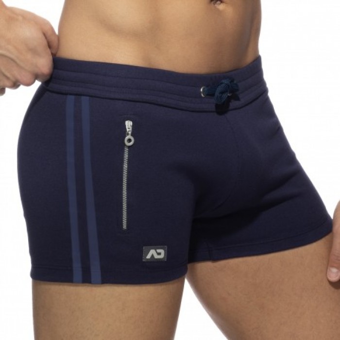  Zip pocket sports short - blanc - ADDICTED AD1002-C09 