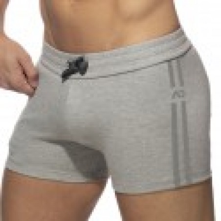 Reißverschlusstasche Sporthose - grau