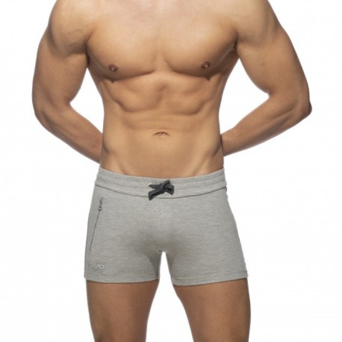  Zip pocket sports short - gris - ADDICTED AD1002-C11 