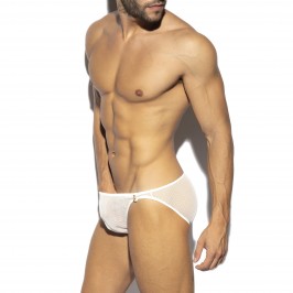  Mini slip plumetti - blanc - ES COLLECTION UN468-C01 