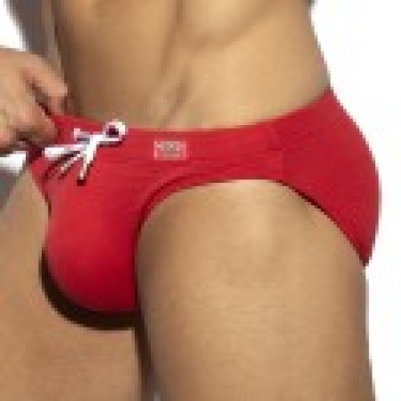 Baño bikini Piqué - rojo