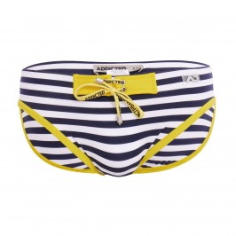 Slil de bain sailor - jaune - ADDICTED ADS286-C03