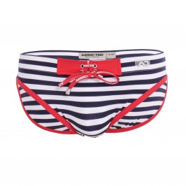 Slil de bain sailor - rouge - ADDICTED ADS286-C06