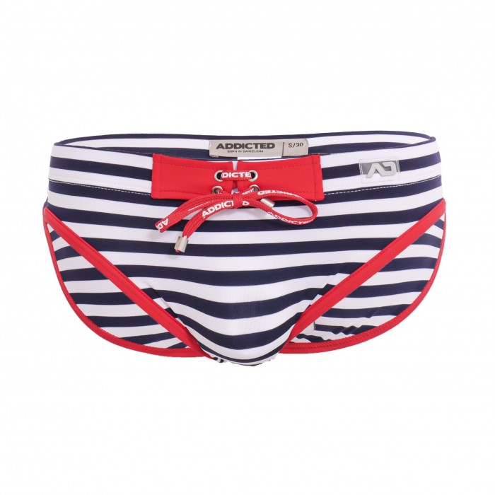 Slil de bain sailor - rouge - ADDICTED ADS286-C06