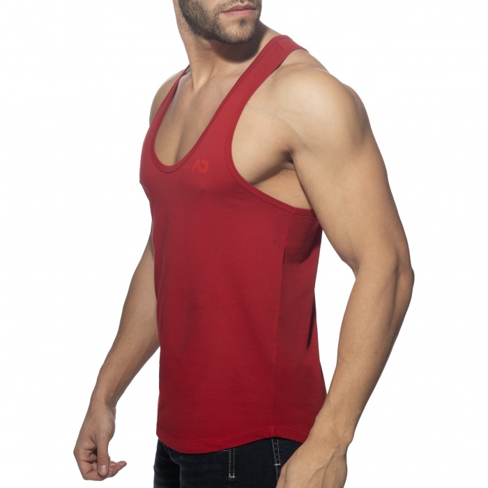  Débardeur U-neck Cotton - rouge - ADDICTED AD997-C06 