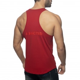  U-neck Cotton - coral tank top - ADDICTED AD997-C06 