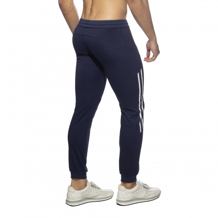  Double zip Jogging pants - navy - ADDICTED AD1012-C09 