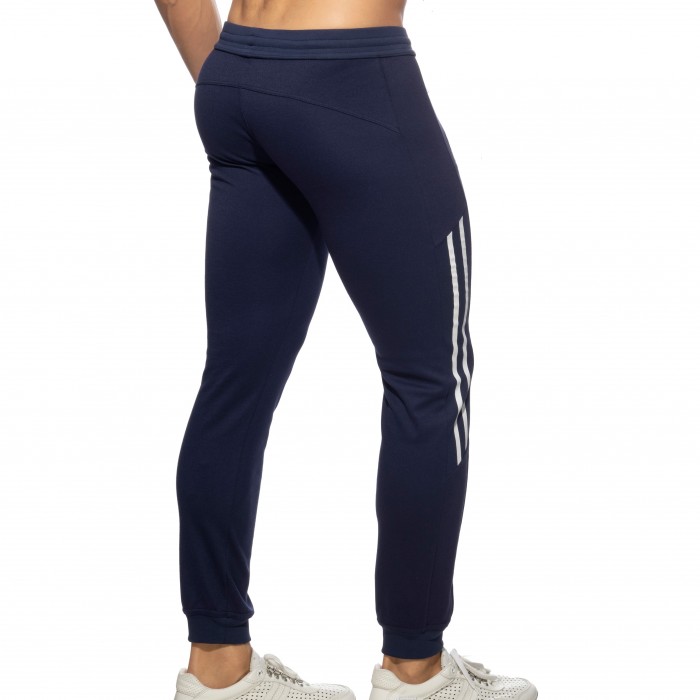  Double zip Jogging pants - navy - ADDICTED AD1012-C09 