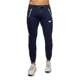  Double zip Jogging pants - navy - ADDICTED AD1012-C09 