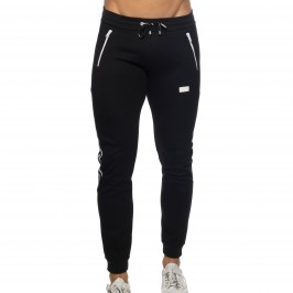 Double zip Jogging pants - noir - ADDICTED AD1012-C10 