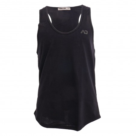 Canotta con scollo a U Cotone - nero