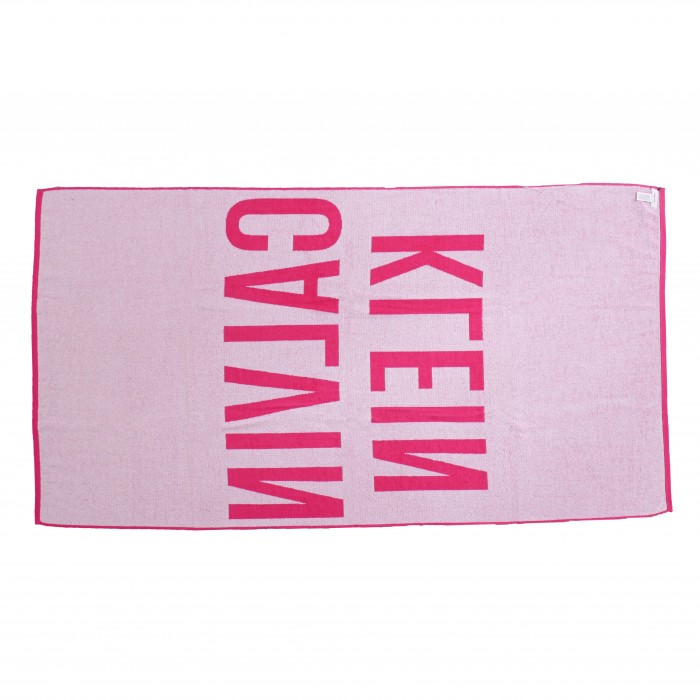 Calvin Klein beach towel - royal pink