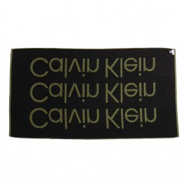  Calvin Klein beach towel New basil - khaki - CALVIN KLEIN KU0KU00090-MSP 