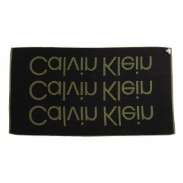  Serviette de plage Calvin Klein New basil - kaki - CALVIN KLEIN KU0KU00090-MSP 