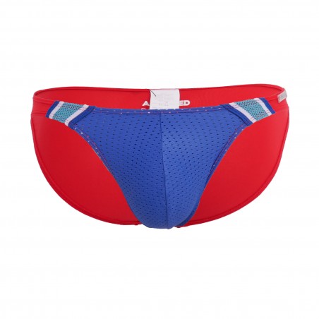 Mini bikini mesh - red