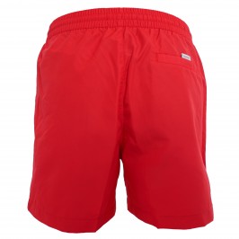  Short de bain avec cordon de serrage Calvin Klein - rouge - CALVIN KLEIN KM0KM00700-XNL 