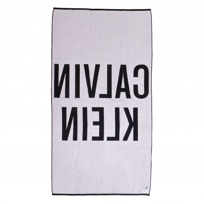  Calvin Klein beach towel - pvh black - CALVIN KLEIN KU0KU00089-BEH 