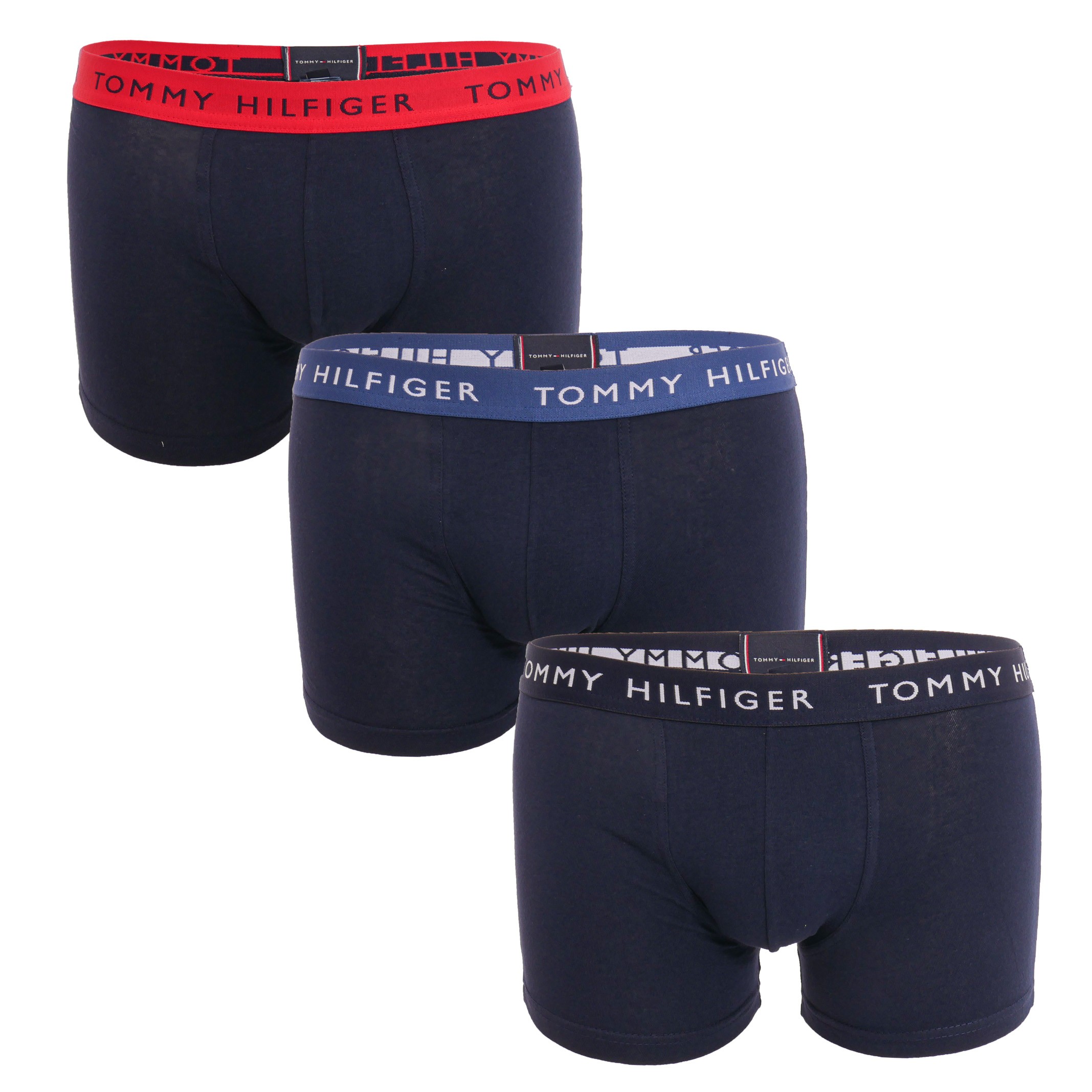 Tommy Hilfiger 3-pack everyday micro boxer logo briefs in gray, blue and  navy