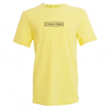 Calvin klein Tshirt with logo - cyber green