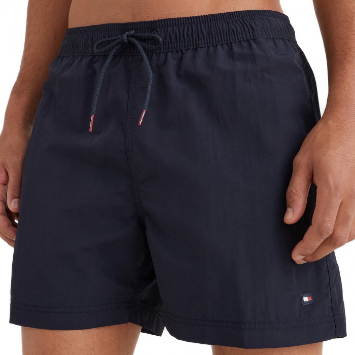  Short de bain Tommy moulant mi-long - bleu marine foncé - TOMMY HILFIGER UM0UM02041-DW5 