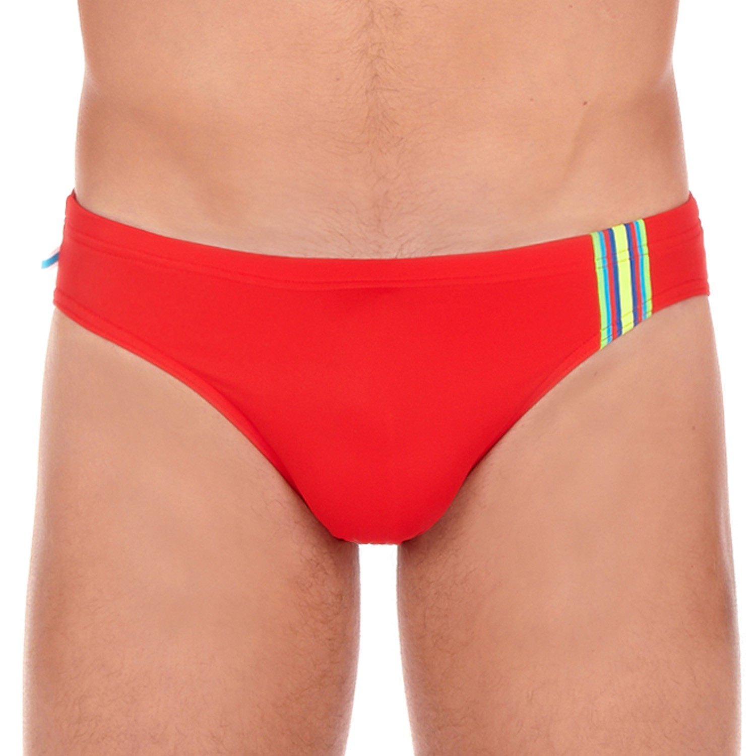 HOM Sunlight Swim Micro Briefs men's swimwear micro slip plain neon male bikini 