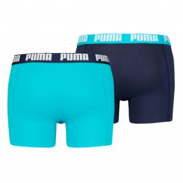  Boxer Basic - turquoise et bleu (Lot de 2) - PUMA 521015001-796 