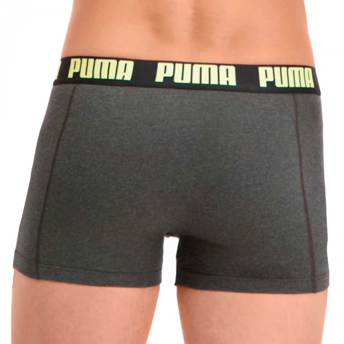  Boxer Basic - gris et noir (Lot de 2) - PUMA 521015001-019 