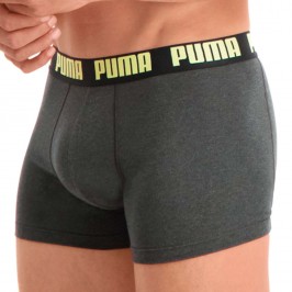  Boxer Basic - gris et noir (Lot de 2) - PUMA 521015001-019 