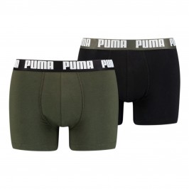  Boxer Basic - kaki et noir (Lot de 2) - PUMA 521015001-031 