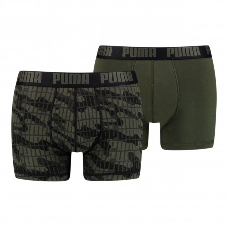 Boxer imprimé camouflage - kaki (Lot de 2)
