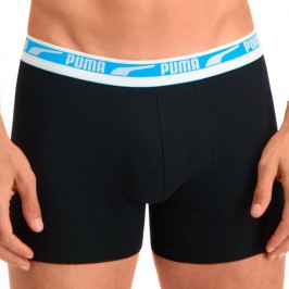  Boxer Multi logo - noir (Lot de 2) - PUMA 701213458-003 