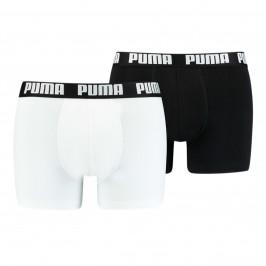 Basic Boxer Shorts 2 Pack - white and black - PUMA 521015001-301