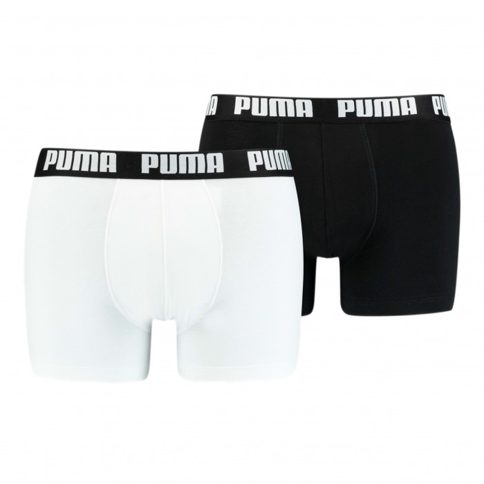 Lot de 2 boxeurs Basic - blanc et noir - PUMA 521015001-301