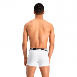  Basic Boxer Shorts 2 Pack - white and black - PUMA 521015001-301 