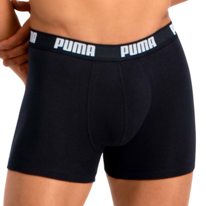  Basic Boxershorts 2er Pack - weiß und Schwarz - PUMA 521015001-301 