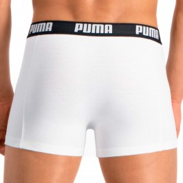  Basic Boxer Shorts 2 Pack - white and black - PUMA 521015001-301 