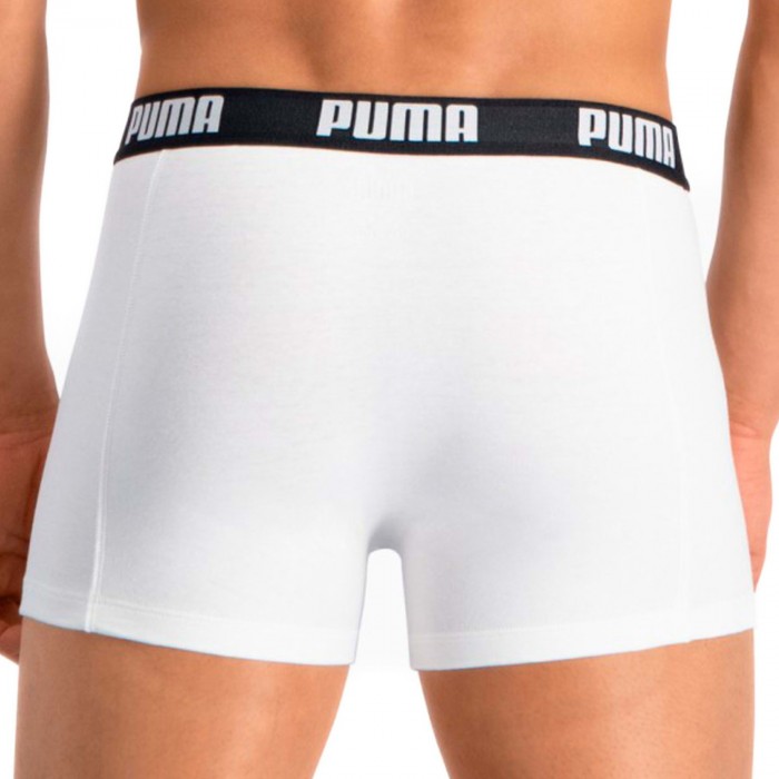  Lot de 2 boxeurs Basic - blanc et noir - PUMA 521015001-301 