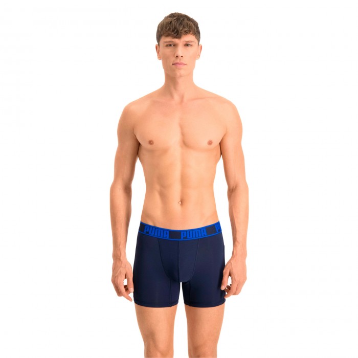  Pack of 2 Active boxers - blue - PUMA 671017001-003 