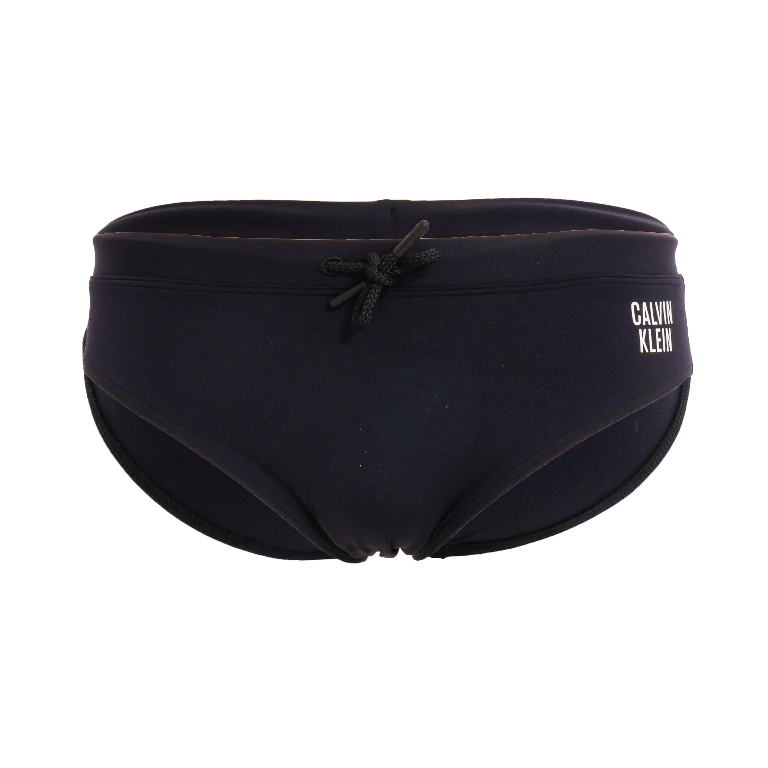 Calvin Klein Swimwear Men's Medium Drawstring Swimming Shorts - Blue Oasis