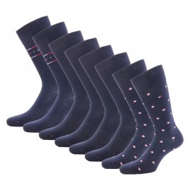  Coffret cadeau de 4 paires de chaussettes - bleu marine - TOMMY HILFIGER 701218308-001 