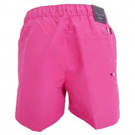  Short de bain mi-long à logo signature - rose - TOMMY HILFIGER UM0UM02299-TO8 