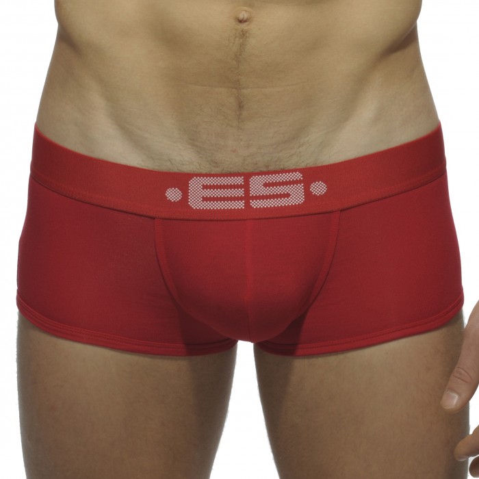 Boxer Basic Modal rouge - ref :  UN116 C06