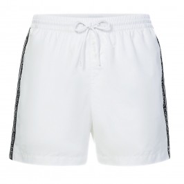 Cordón mediano-Nos - pantalones cortos de natación blanco - CALVIN KLEIN KM0KM00741-YCD