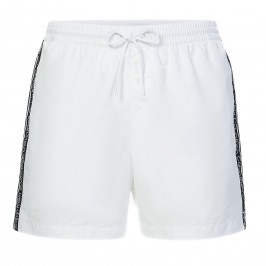 Short de bain Medium Drawstring-Nos - blanc - CALVIN KLEIN KM0KM00741-YCD