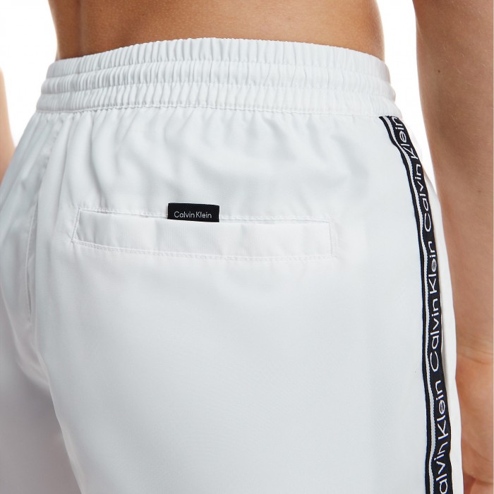  Short de bain Medium Drawstring-Nos - blanc - CALVIN KLEIN KM0KM00741-YCD 