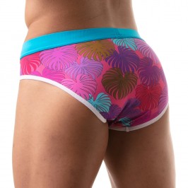  Floral Swim Brief - pink - TOF PARIS TOF191P 