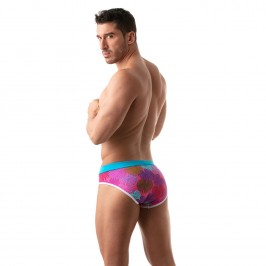  Floral Swim Brief - pink - TOF PARIS TOF191P 